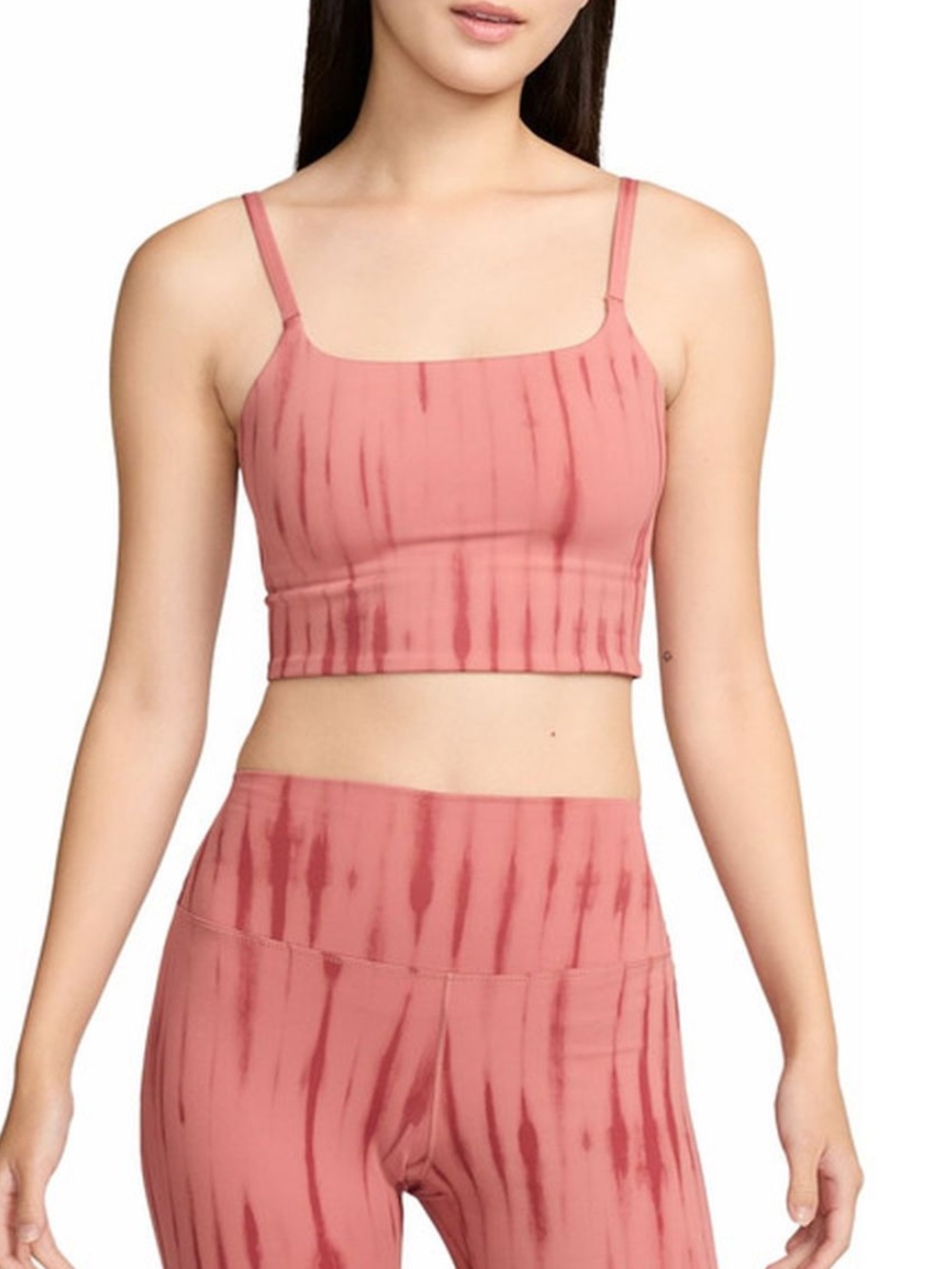 NWT Nike One Light Support Longline Printed Sports Bra